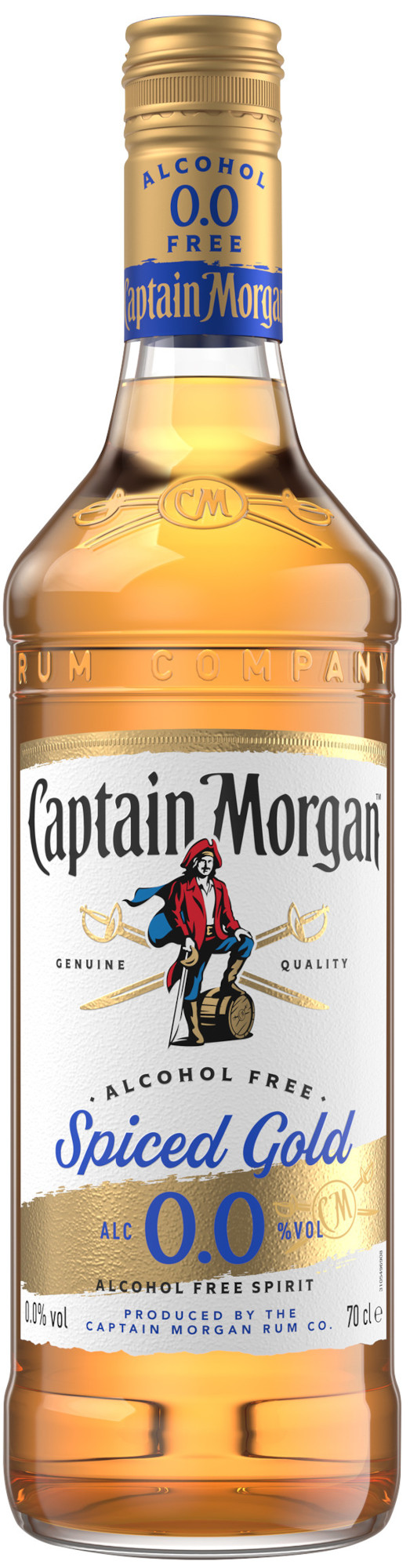 Captain Morgan Spiced 0.0% Fles 70 cl