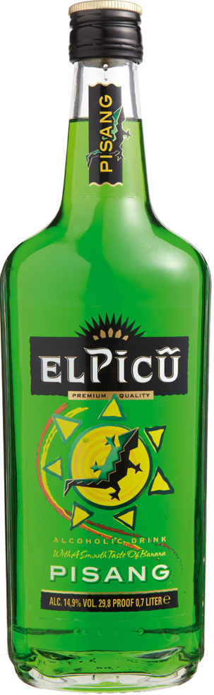 El Picu Pisang Fles 70 cl 14,9%