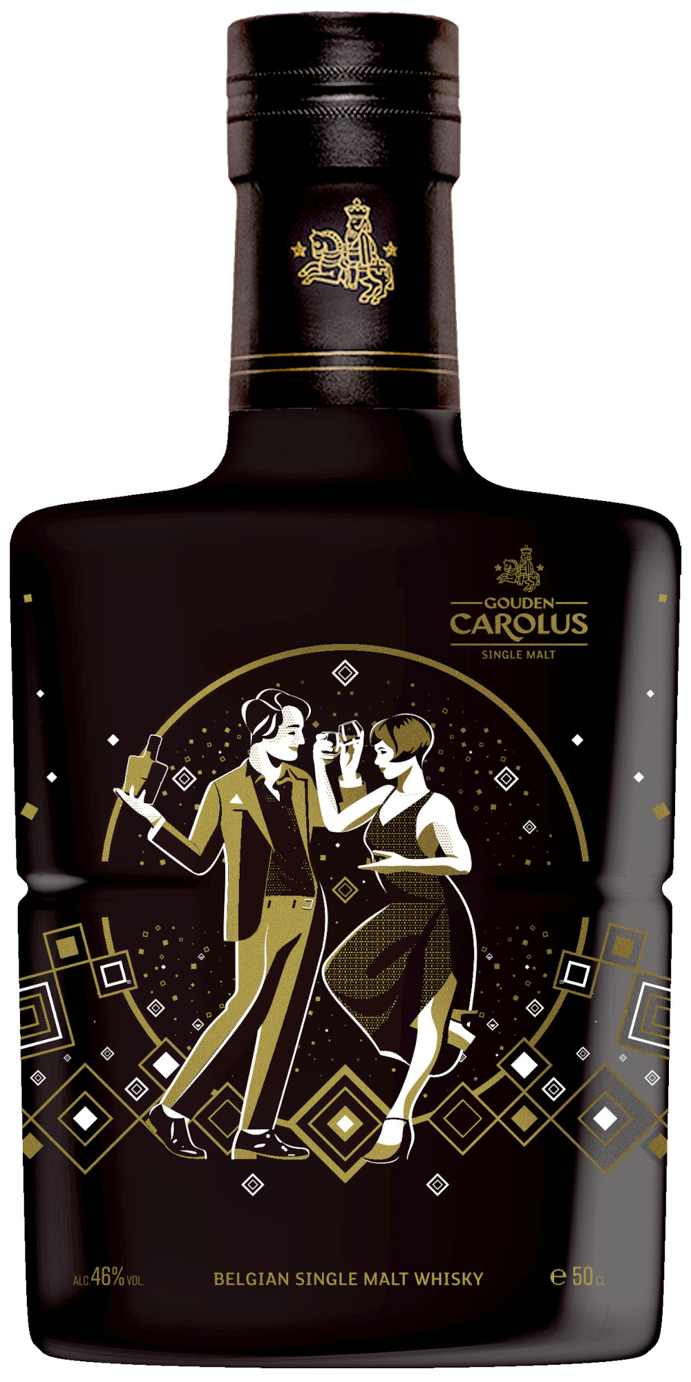 Gouden Carolus Black Canvas Trust Fles 50 cl 46%