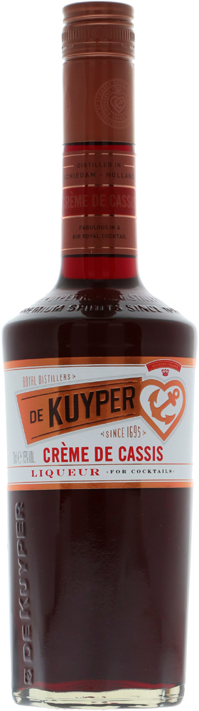 Kuyper Creme de Cassis Fles 70 cl 15%