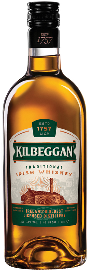 Kilbeggan Irish Whiskey Fles 70 cl 40%