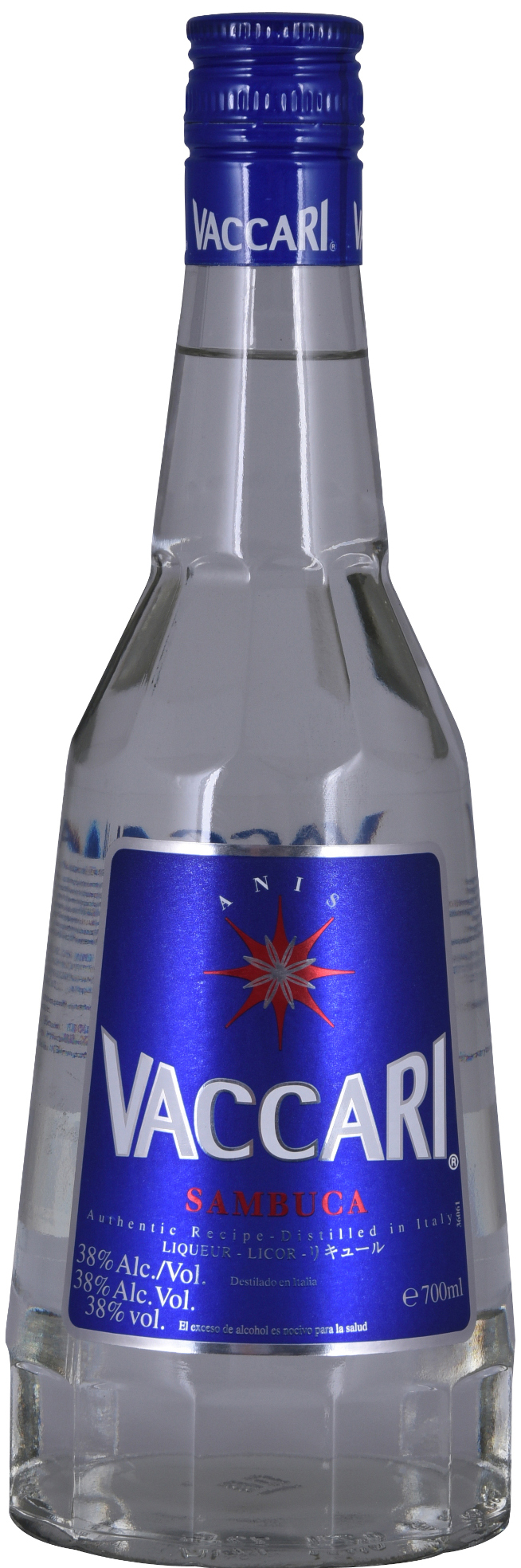 Sambuca Vaccari Fles 70 cl 38%