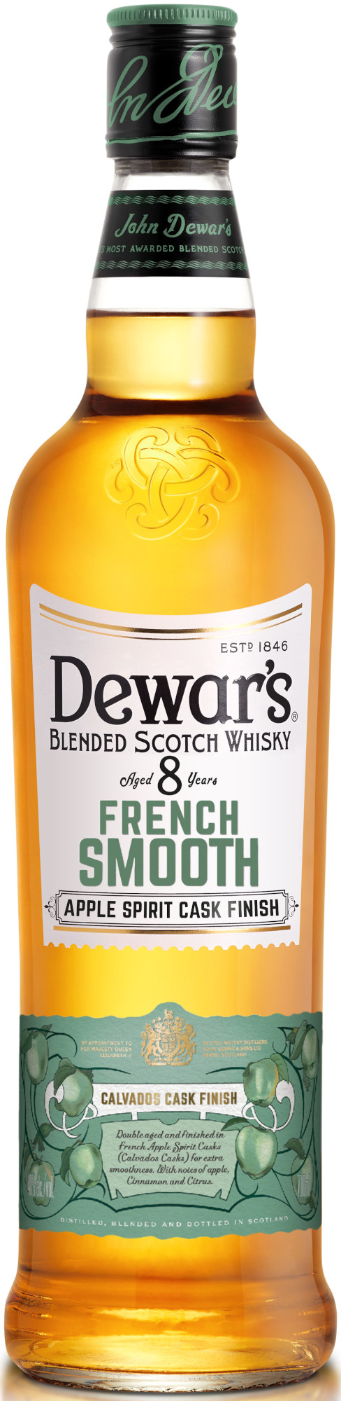 Dewar's 8Y French Smooth Fles 70 cl 40%