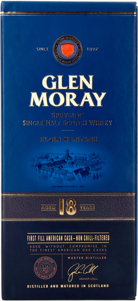 Glen Moray Elgin Heritage 18Y GB Fles 70 cl 47,2%