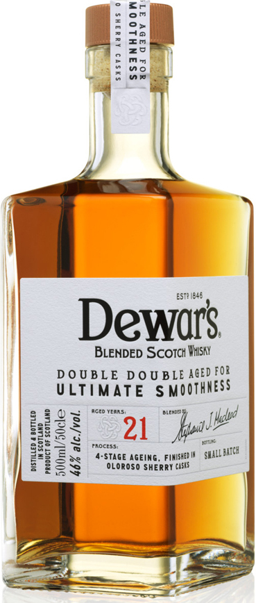 Dewar's Double Double 21Y GB Fles 50 cl 46%