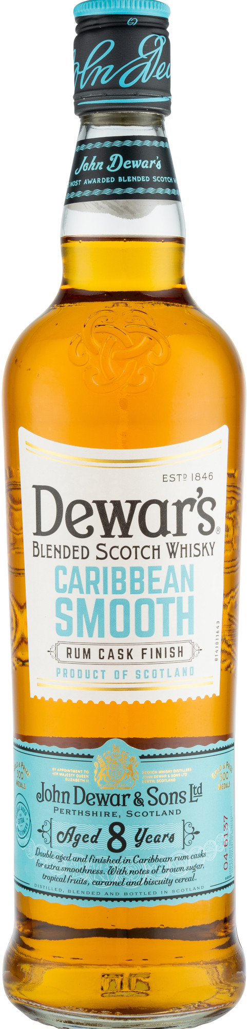 Dewar's 8Y Caribbean Smooth Fles 70 cl 40%