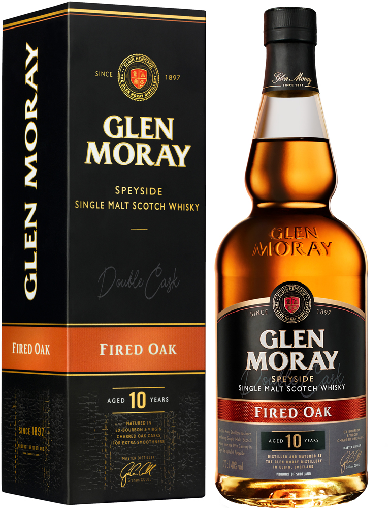 Glen Moray 10Y Fired Oak Fles 70 cl 40%