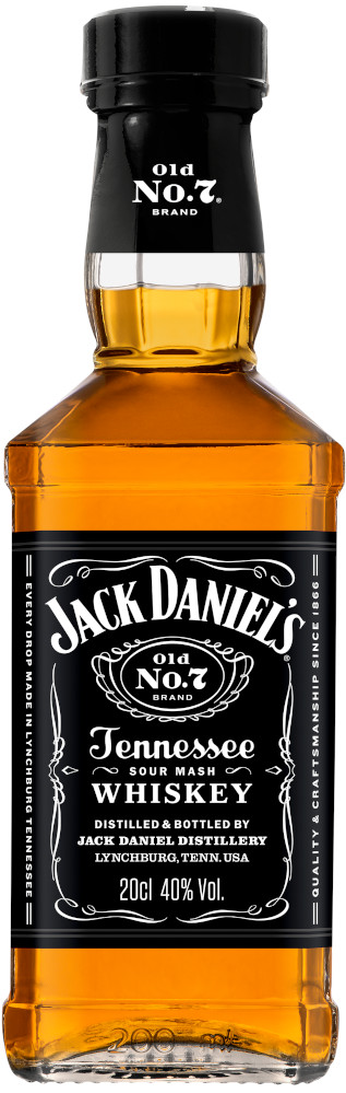 Jack Daniels Fles 20 cl 40%