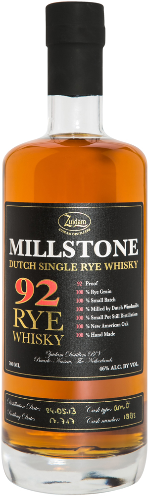 Zuidam Millstone RYE 92 Fles 70 cl 46%