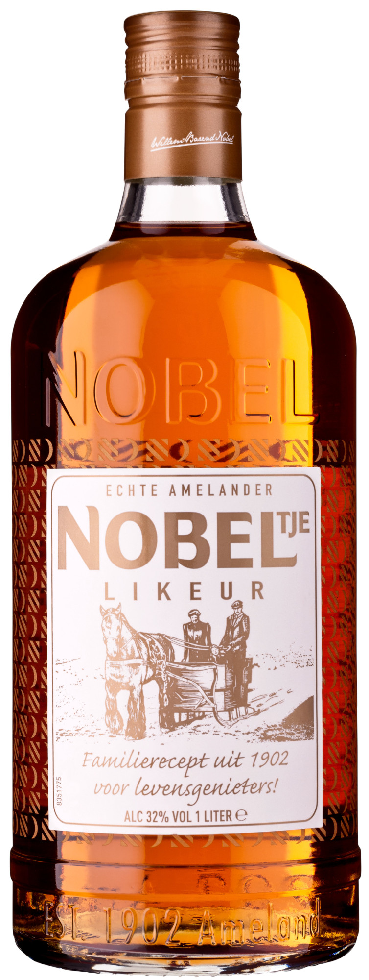 Nobeltje Likeur Fles 100 cl 32%