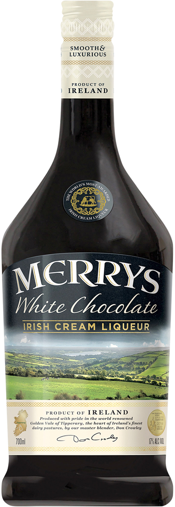 Merrys Witte Chocolade Fles 70 cl 17%