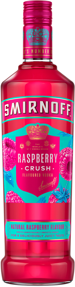 Smirnoff Raspberry Crush Fles 70 cl 25%