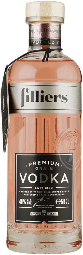 Filliers Vodka Wild Strawberry Fles 50 cl 40%