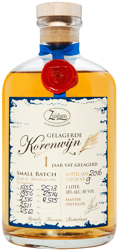 Zuidam Korenwijn 1Y Fles 100 cl 38%