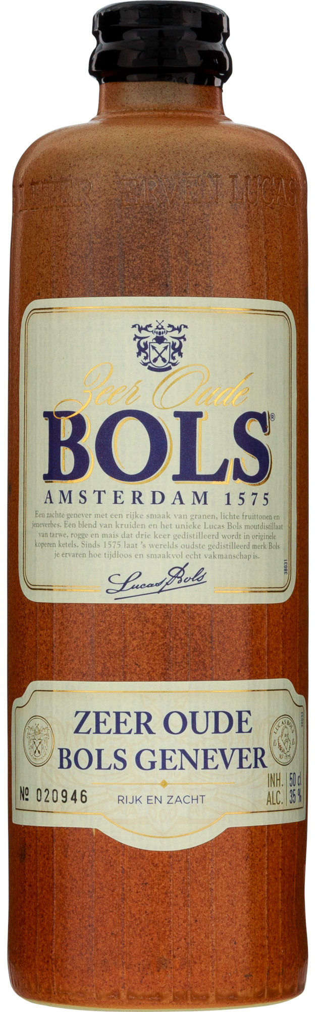 Bols Oude Jenever Steen Fles 50 cl 35%