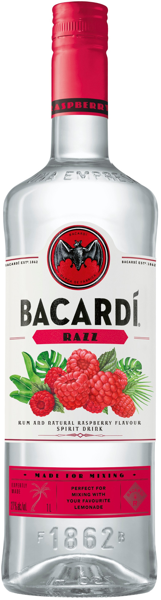 Bacardi Razz Fles 100 cl 27%