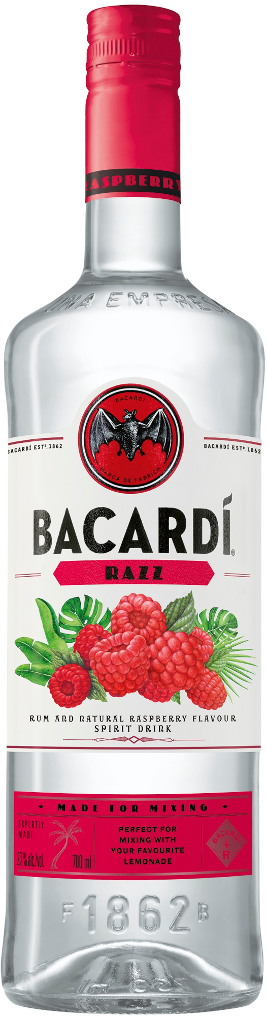 Bacardi Razz Fles 70 cl 27%