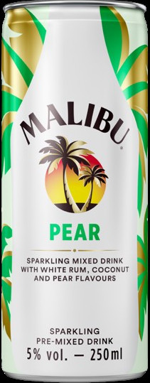 Malibu & Pear blik Tray 12x25 cl 5%