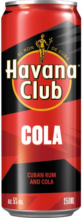 Havana Club & Cola blik Tray 12x25 cl 5%