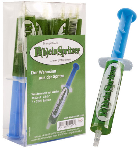 R(h)einspritze Waldmeister Tray 7x2 cl 15%