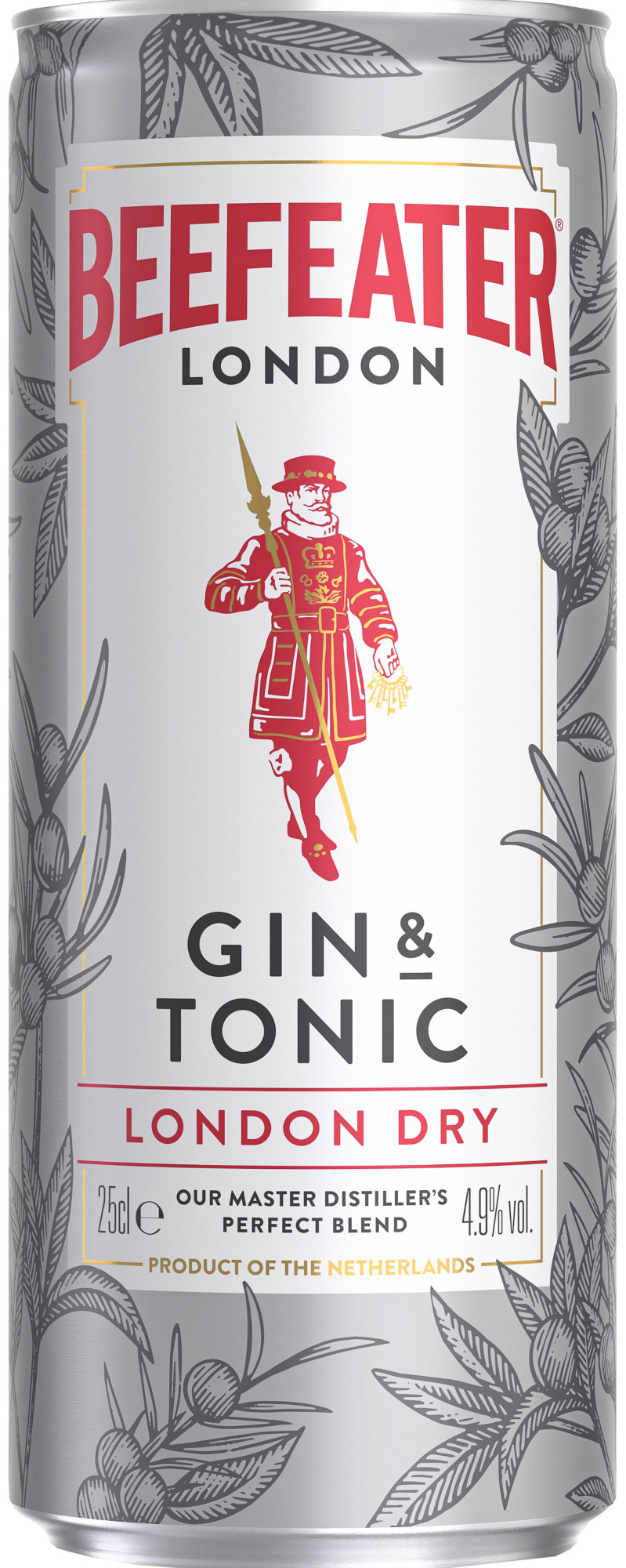 Beefeater Tonic blik Tray 12x25 cl 4,9%