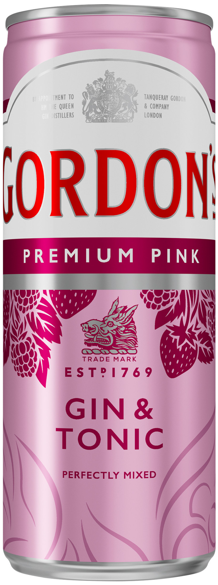 Gordon's Pink & Tonic blik Tray 12x25 cl 6,4%