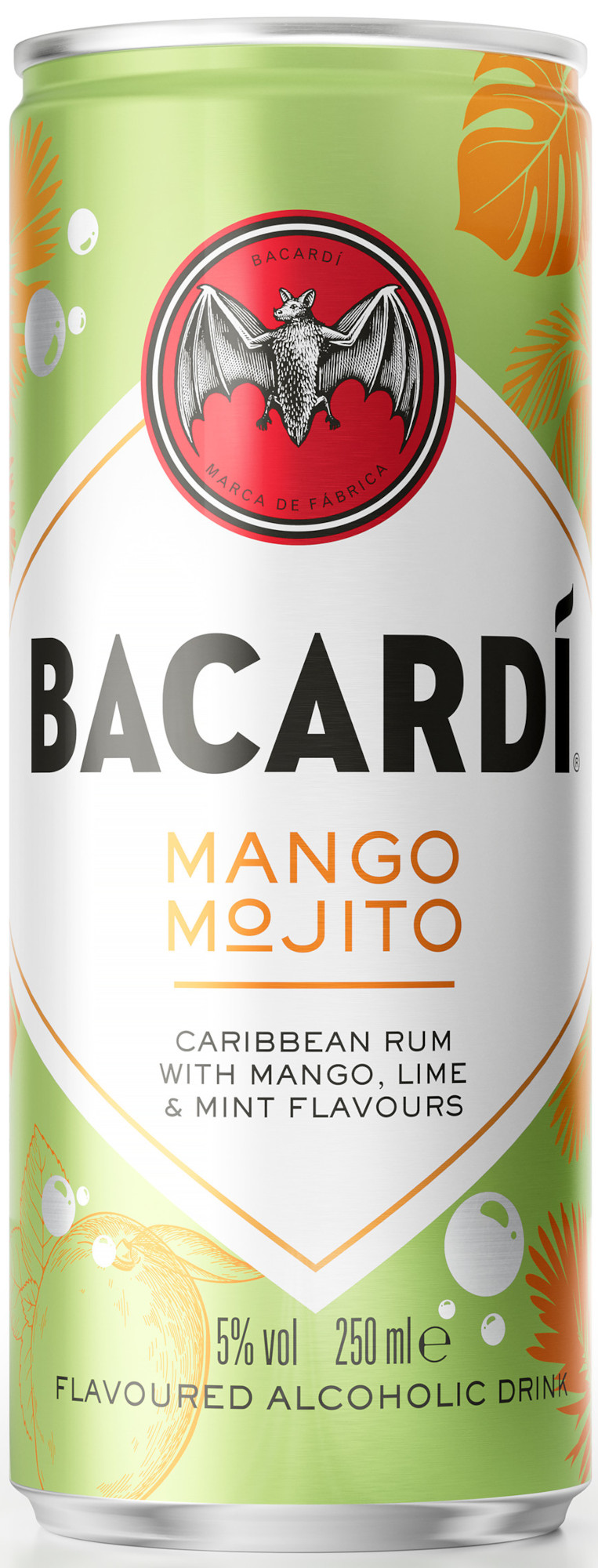 Bacardi Mango Mojito blik Tray 12x25 cl 5%