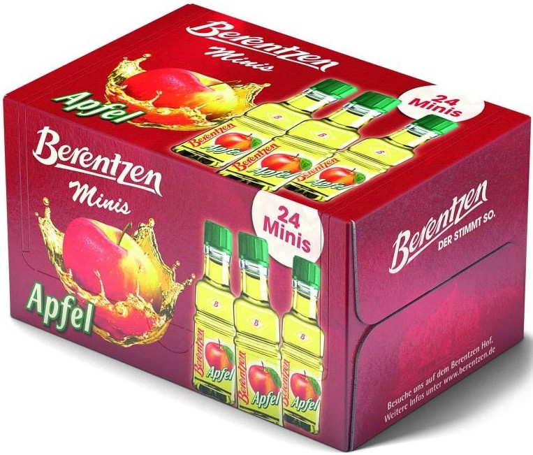 Berentzen Apfelkorn Doos 24x4 cl 18%