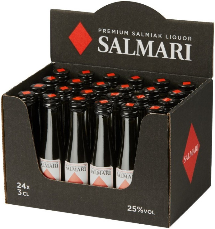 Salmari Salmiak Liquor mini Omdoos 6x24x3 cl 25%