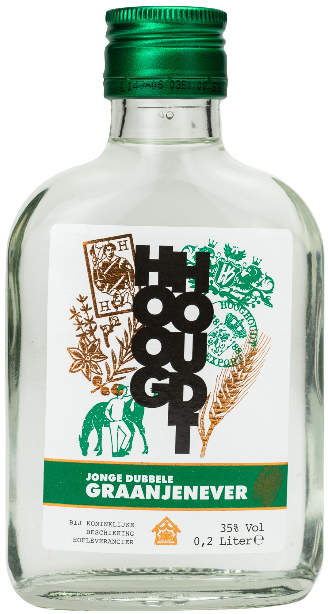 Hooghoudt Jonge graan zak Doos 12x20cl 35%