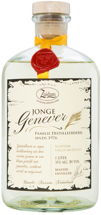 Zuidam Jonge Jenever Fles 100 cl 35%