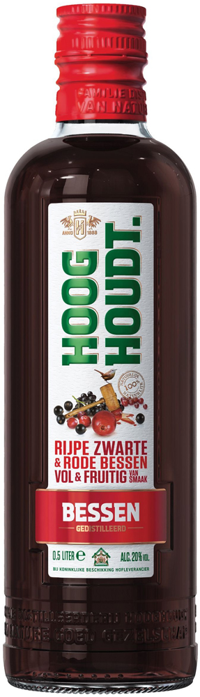 Hooghoudt Bessen jenever Fles 50 cl 20%