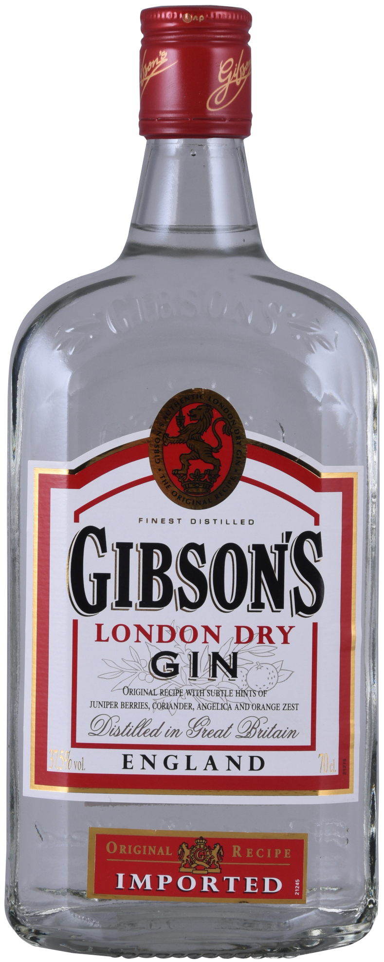 Gibson's Dry Gin Fles 70 cl 37,5%