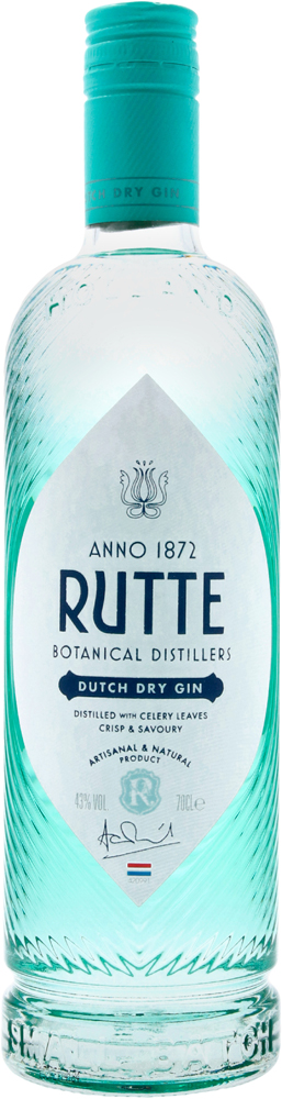 Rutte Dutch Dry Gin Fles 70 cl 43%