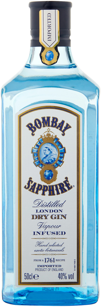 Bombay Sapphire Gin Fles 50 cl 40%