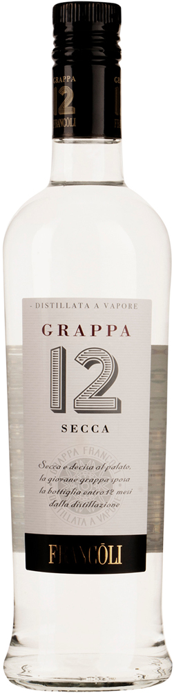 Francoli Grappa Bianca Fles 70 cl 40%