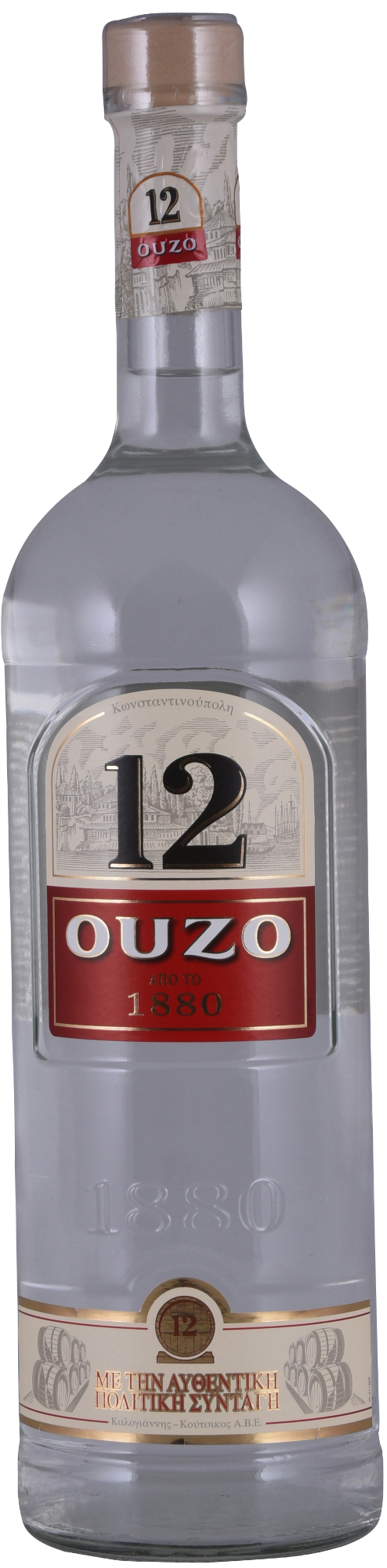 Ouzo 12 Fles 70 cl 38%