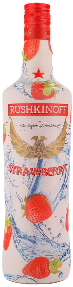 Rushkinoff Strawberry Fles 100 cl 18%