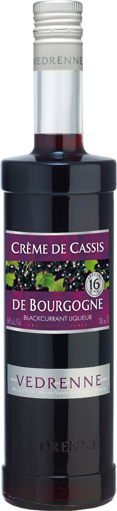 Védrenne Crème de Cassis Fles 70 cl 15%