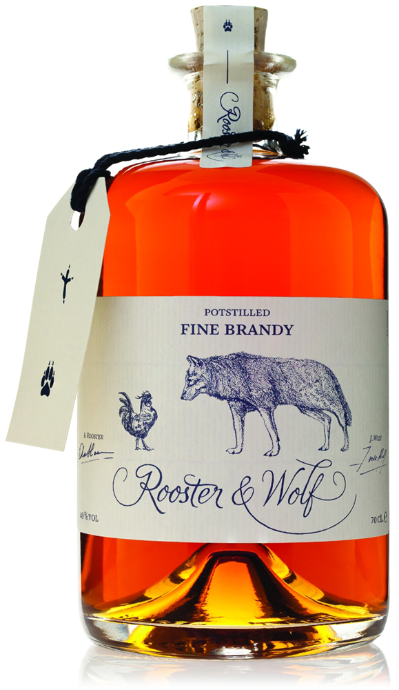 Rooster & Wolf Brandy Fles 70 cl 40%