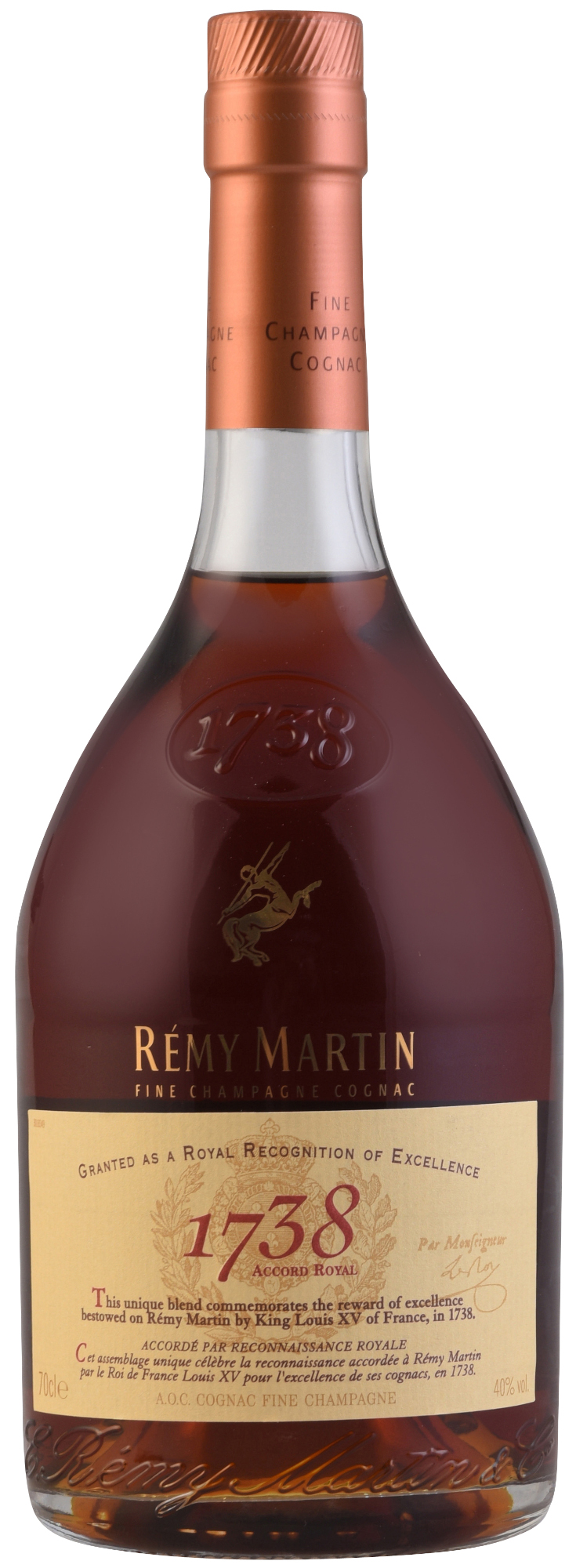 Remy Martin 1738 Fles 70 cl 40%