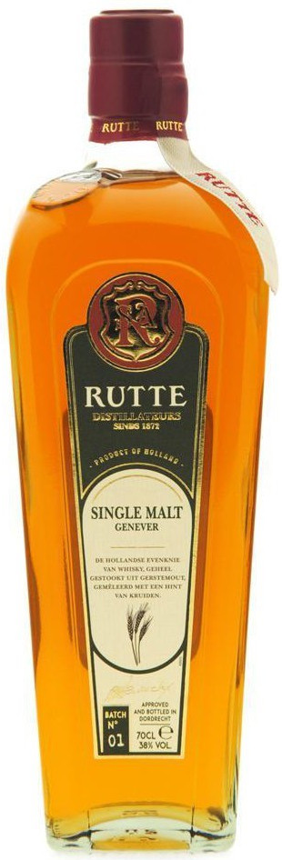 Rutte Single Malt Fles 70 cl 38%