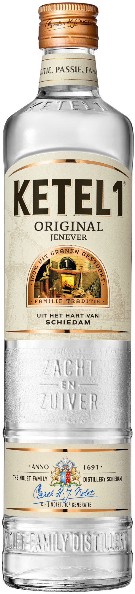 Ketel 1 Jonge Jenever Fles 70 cl 35%