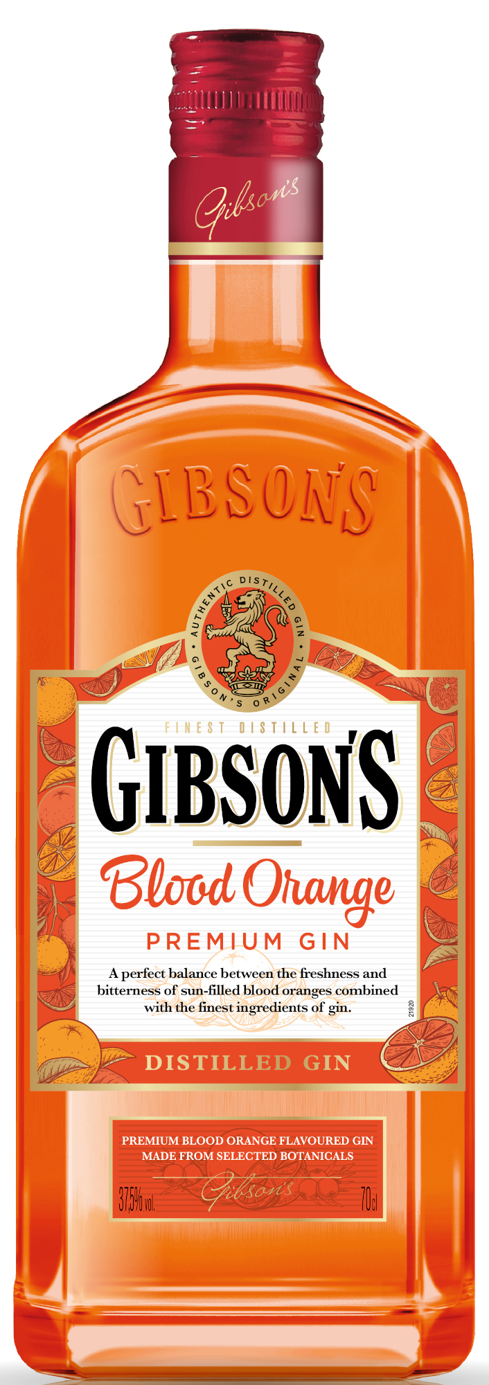 Gibson's Blood Orange Gin Fles 70 cl 37,5%