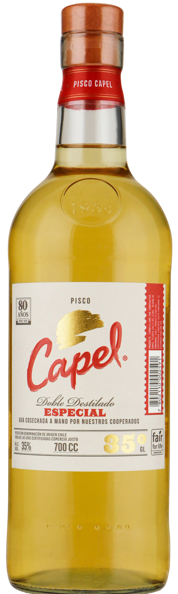 Pisco Capel Fles 70 cl 35%