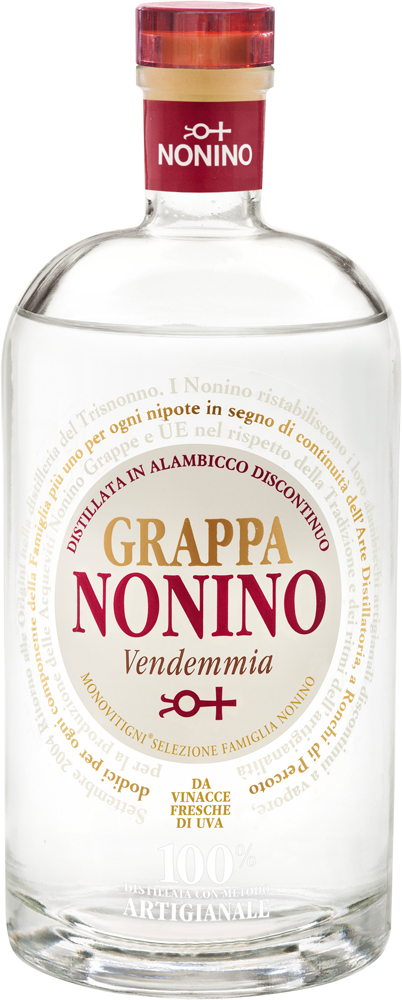 Nonino Grappa Vendemmia Fles 70 cl 40%