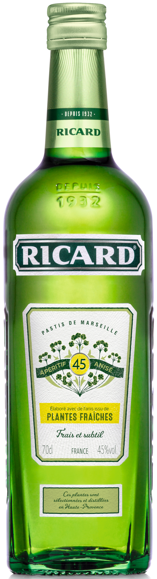 Ricard Plantes Fraiches Fles 70 cl 45%