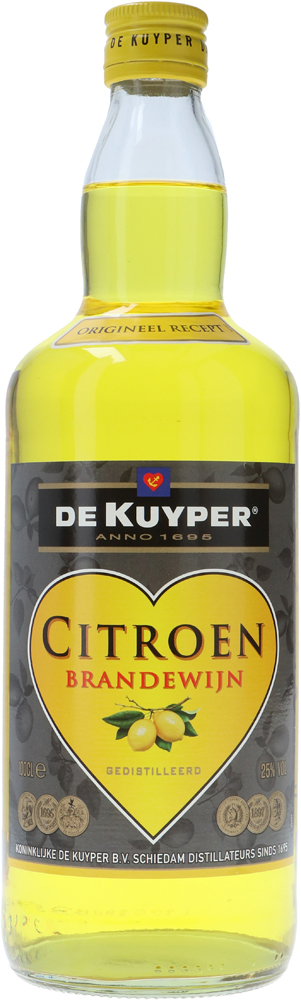 Kuyper Citroenbrandewijn Fles 100 cl 25%