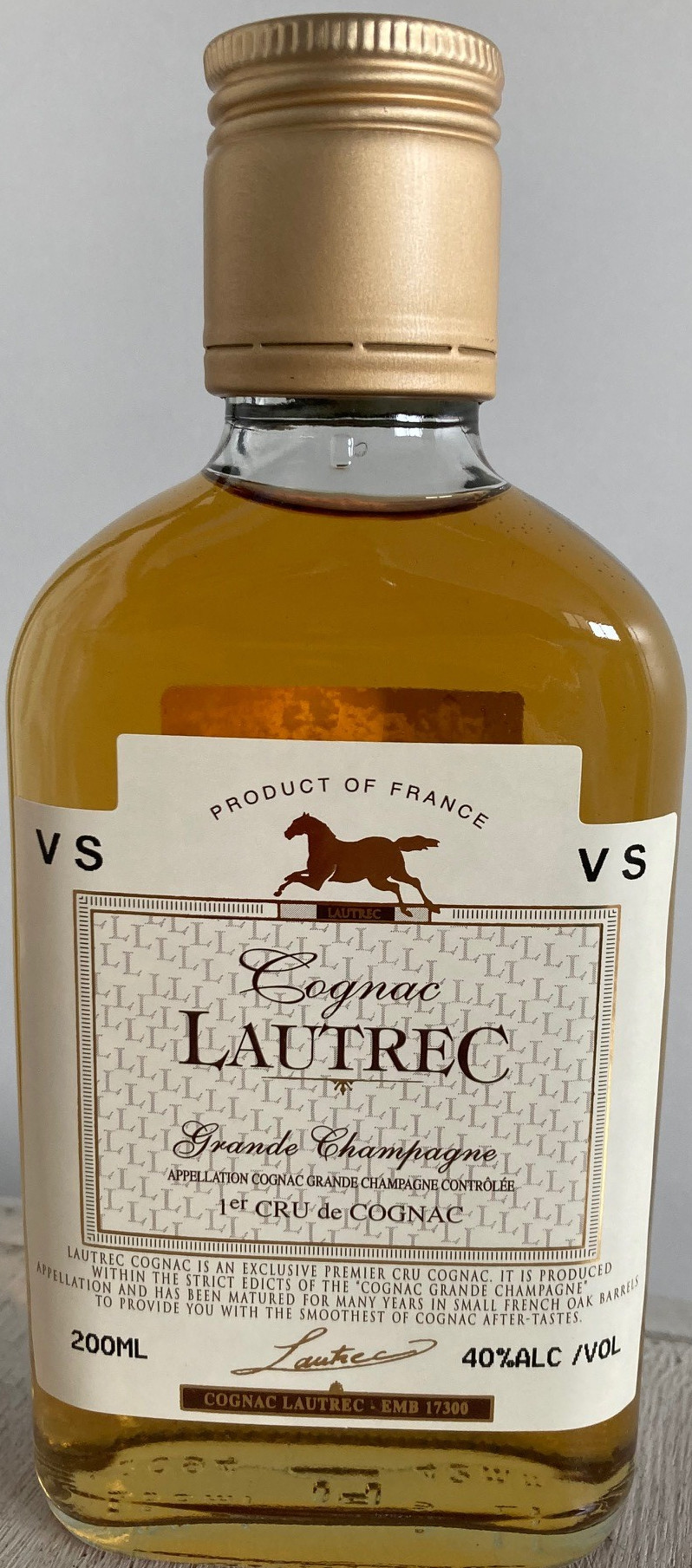 Lautrec VS Zakflacon Fles 20 cl 40%