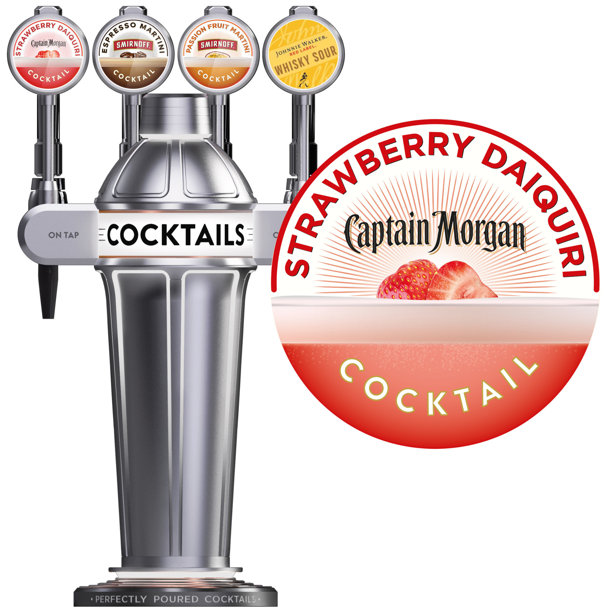 Captain Morgan Strawberry Daiq BIB Doos 10 ltr 10%